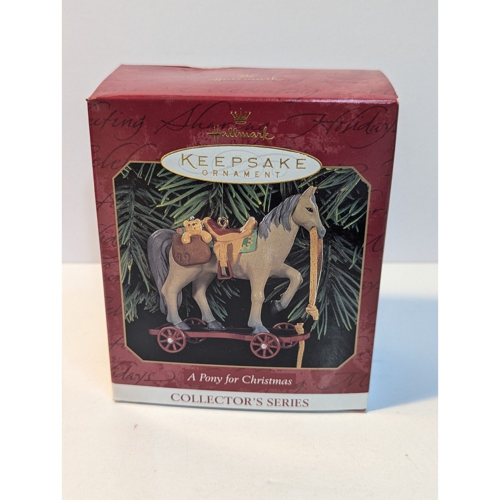 Hallmark‎ Keepsake A Pony For Christmas 1999 2nd in series Ornament